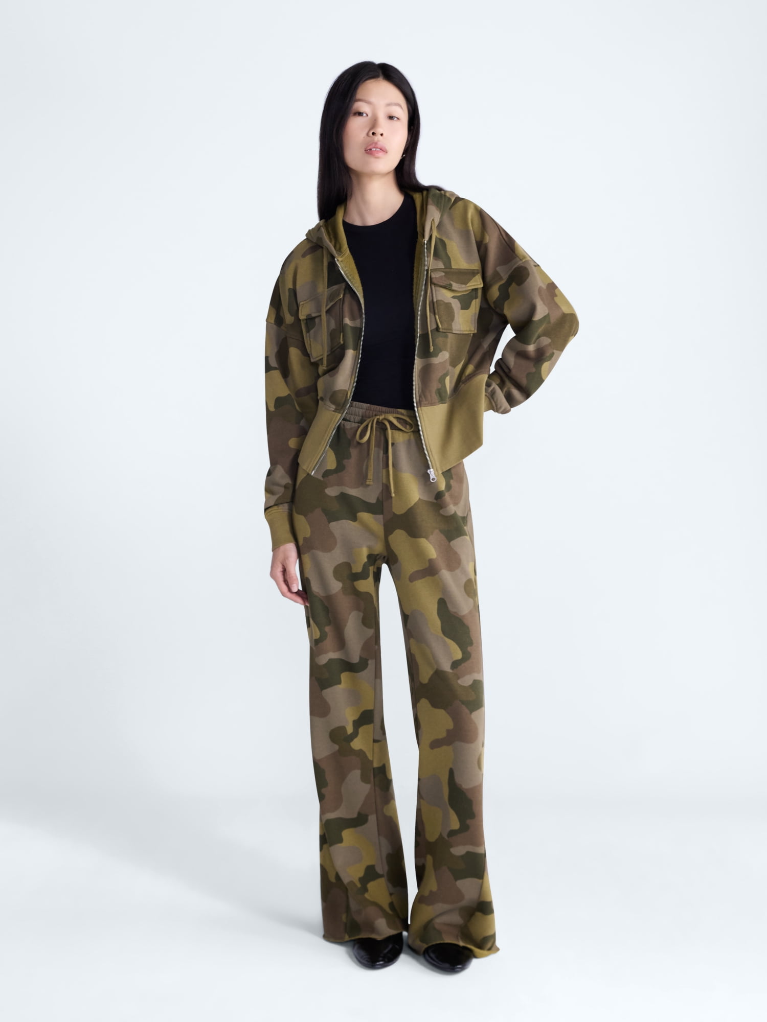 Scoop Women’s and Women’s Plus Full Zip Hoodie, Sizes XS-4X