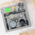 thumbnail image 5 of PinesC Sink Grid and Sink Rack Protectors, Stainless Steel 18-1/8" L x 13-3/8" Sink Grids for Bottom of Kitchen Sink Drain with Corner Radius, Stainless Steel, 5 of 5