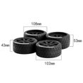 thumbnail image 3 of Zootealy 4 Pcs Pneus de Moyeu de Roue 17mm Télécommande pour BJM507, 3 of 6