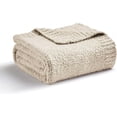 thumbnail image 1 of CREVENT 50''X60'' Manta de Microfibra Reversible de Felpa Ultra Suave para Sofá Cama (Topo Sólido), 1 of 6