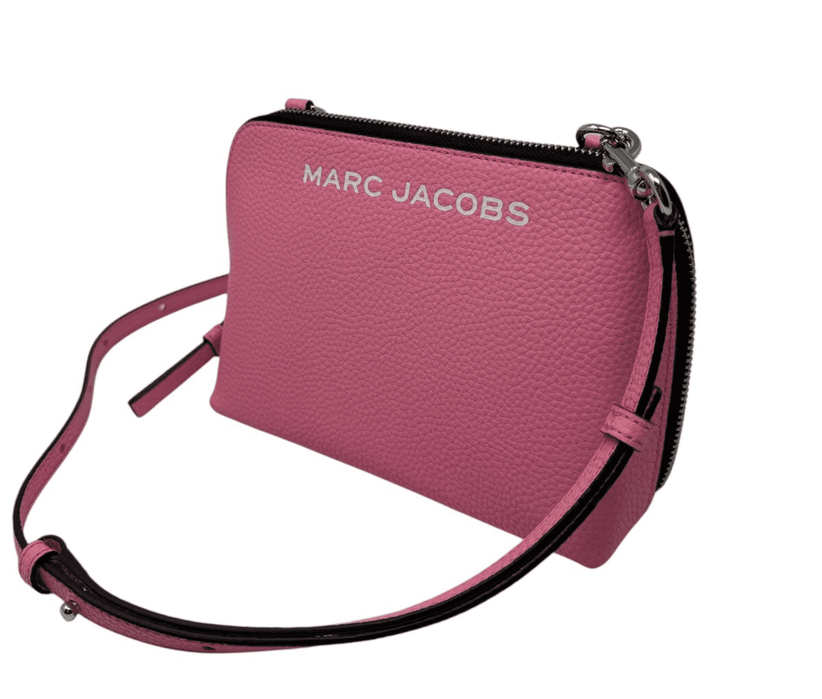 フォロー割■ MARC JACOBS ショルダー クロスボディ Marc Jacobs Grind Leather Crossbody Bag Pouch Petal Pink