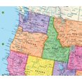 thumbnail image 4 of United States Wall Map Poster with State Flags - 24x20 Rolled Laminated, 4 of 4