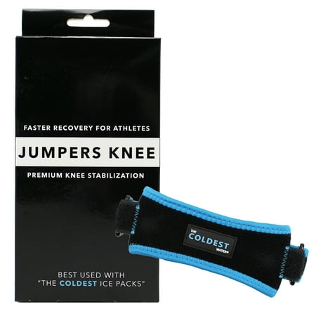 Jumpers Knee Pain Relief & Patella Stabilizer Knee Strap Brace Support for Hiking, Soccer, Basketball, Running, Jumpers Knee, Tennis, Tendonitis, Volleyball & Squats, by The Coldest