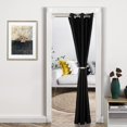 thumbnail image 2 of DriftAway Doorway Curtain Panel Closet Curtain for Bedroom Closet Door Solid Blackout Curtain Room Divider Curtain 78 Inches Long Grommet Thermal Insulated Privacy Drapes 2 Panels W39" x L78", 2 of 6