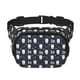 thumbnail image 1 of Fotbe Llamas 1 Cangurera Cuadrada con Estampado de Doble Capa, Bolsa de Cintura Ajustable Mini para Hombres y Mujeres, 1 of 9