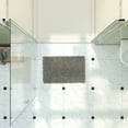 thumbnail image 3 of Sunny Shower Semi-Frameless Pivot Swing Shower Door One Panel Glass in Chrome, 3 of 10