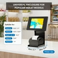 thumbnail image 6 of Anti-Theft Tablet Kiosk with Printer Shelf, 6 of 12