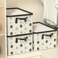 thumbnail image 5 of Clearance! Titcea Closet Organizers and Storage, Non-woven Fabric Clothes Organizers Storage Bins with Reinforced Handle for Clothing, Blanket, Comforters, Bed Sheets, Pillows and Toys, 5 of 9
