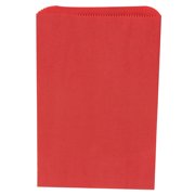 JAM Paper Merchandise Bags, 6.25x9.25, Red, 1000/Carton, Small