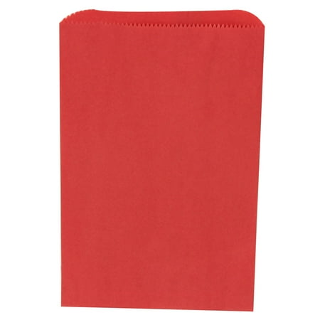 JAM Paper Merchandise Bags, 6.25x9.25, Red, 1000/Carton, Small