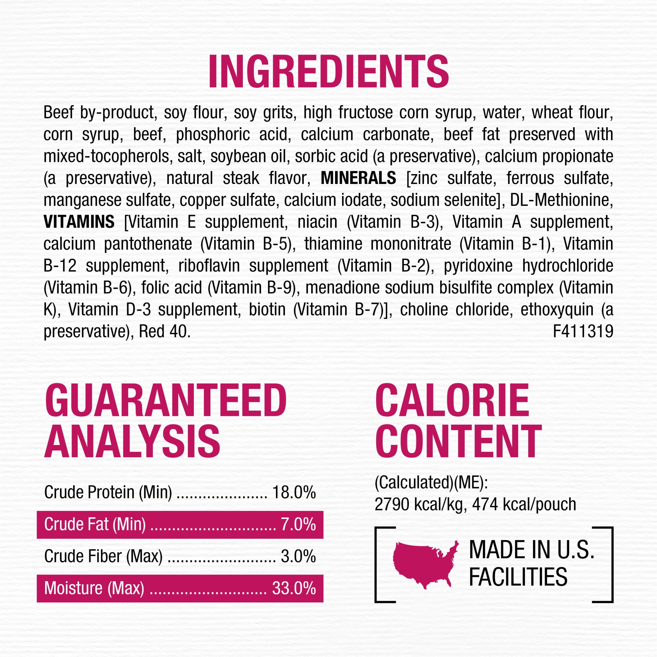 Purina Moist & Meaty Dry Dog Food, High Protein Steak Flavor with Real Beef, 6 oz Pouches (36 Pack)
