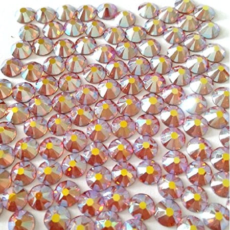 20ss Crystal Ab Swarovski Rhinestones - TOPAZ AB Crystal Rhinestones Flatback 144 SWAROVSKI 4.8mm 20ss ss20