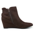 thumbnail image 3 of DREAM PAIRS Women's Low Heel Wedge Ankle Booties Fall Short Boots, 3 of 5