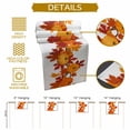 thumbnail image 5 of Thanksgiving Orange Pumpkin Table Runner, Autumn Thanksgiving Kitchen Dining Table Decoration for Home Party Decor 13x108 Inches, 5 of 9