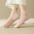 thumbnail image 6 of Ashirexll Womens Ankle Socks, Fuzzy Socks for Women, Solid Color Thick Velvet Plush Soft Everyday, 6 of 7