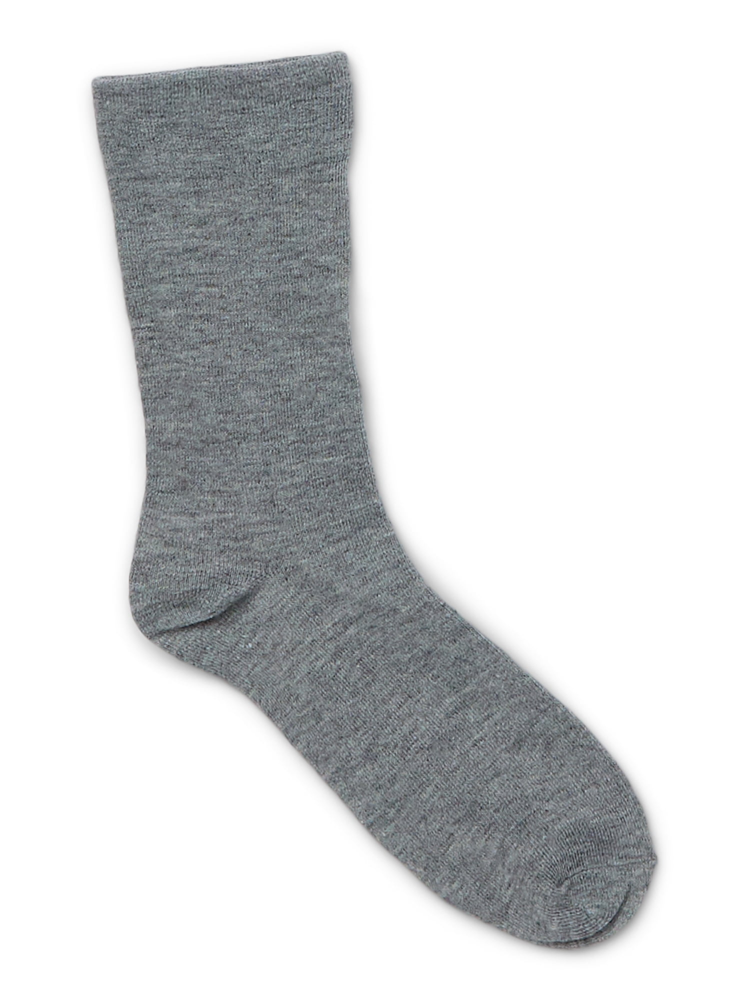 Joyspun Women's Essentials Crew Dress Socks, 6-Pack, Fits Shoe Sizes 4-10