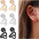 thumbnail image 4 of Guardurnaity 1 par de pendientes unisex, adorno de pendiente geométrico, joyería de aleación de oreja de moda Simple para citas, joyas de regalo Type5 NO5, 4 of 6