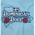 thumbnail image 2 of Dominican Doll Cute DR Flag Roses Women Plus Size Graphic Tee Tees Brisco Brands 3X, 2 of 6