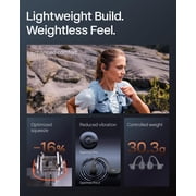 New Shokz OpenRun Pro 2 - Open-Ear, Bone Conduction Sport Headphones - Sweat Resistant, Workout Headphones with 30ft Bluetooth - Secure, Comfortable Fit - Deep Bass and Smart Mic - SHOKZ App (Black)
