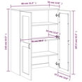 thumbnail image 4 of vidaXL Top for Highboard VIKEN White Engineered Wood, 4 of 5