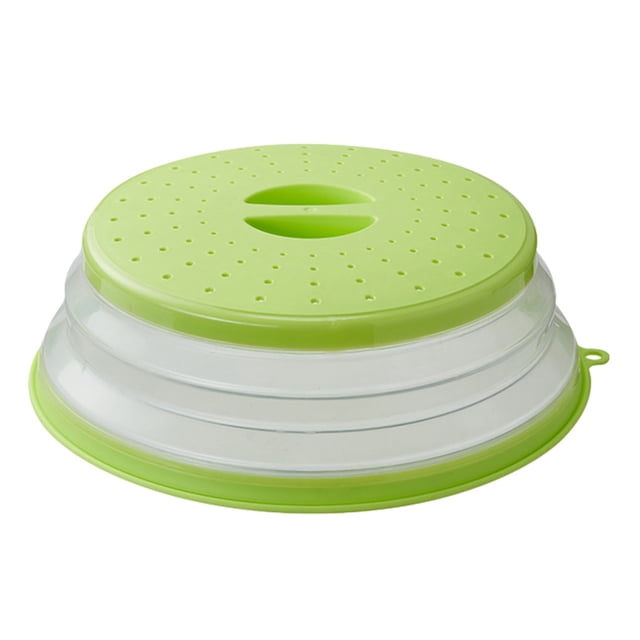 Yuarrent Microwave Plate Cover Oven Plate Cover Guard Lid Oil-proof Splatter Fresh-keeping with Vent Covers Heating for Fruit Type3 NO3