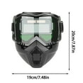 thumbnail image 3 of ERK Welding Auto Darkening – Full Face Welding Arc Shield | Glare Large View Heat Insulating Eye Gear For – IR, 3 of 4