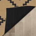 thumbnail image 4 of Well Woven Jute Akita Modern Moroccan Flat-Weave Black 5' x 7' Area Rug, 4 of 7