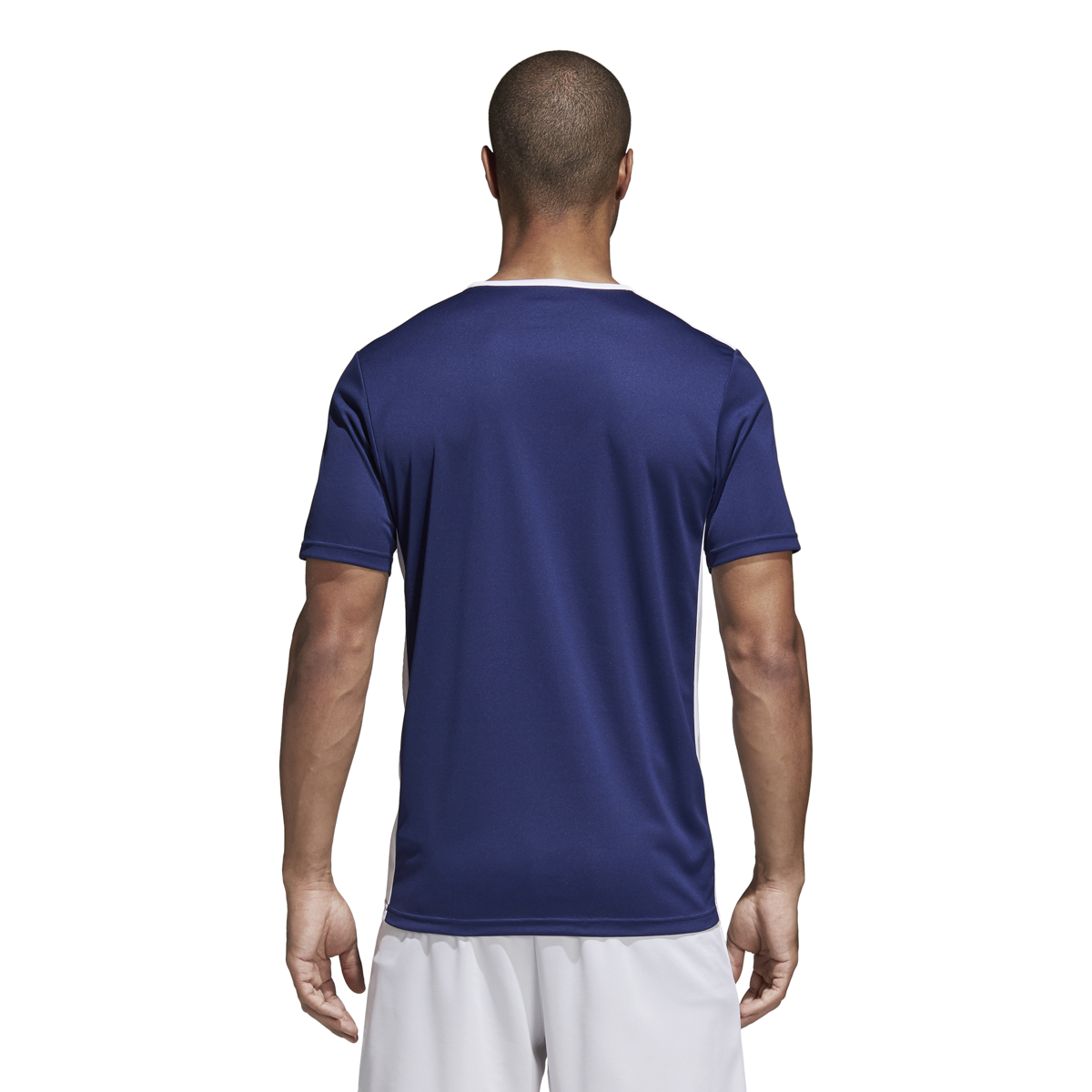 Adidas DARK BLUE/WHITE Men's Entrada ClimaLite Soccer Shirt, US Small - image 2 of 6