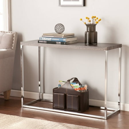 Modern Console Table - Southern Enterprises Groot Modern Console Table, Gray