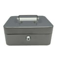 thumbnail image 3 of Cash Box with Slot Lockable Box, Money Saving Box, Collection Money Organizer, Gray, 3 of 8