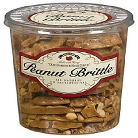 Brittle Candy - Brittle-Brittle Gourmet Peanut Brittle - 42oz