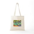 thumbnail image 5 of CafePress - Irises By Vincent Van Gogh 1889 Tote Bag - Unisex Canvas Tote Bag, Beige, 1-Piece, 5 of 6