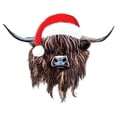 thumbnail image 2 of CafePress - Highland Cow Santa Hat Xmas Long Sleeve T Shirt - Long Sleeve Infant T-Shirt, 2 of 2