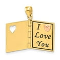 thumbnail image 3 of 14K Two Tone Gold Dearest Mom Book Pendant, 3 of 4