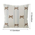 thumbnail image 2 of Detachable Bow Pillow for Bedroom, Office Chair, and Sofa, Soft Flock Material, Versatile Indoor/Outdoor Use, for Holiday Decor and, 2 of 6