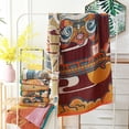 thumbnail image 4 of Toalla de baño de gasa de cinco capas de algodón de colores, toalla de baño absorbente para parejas de adultos, toalla de baño de algodón de dibujos animados, 4 of 6