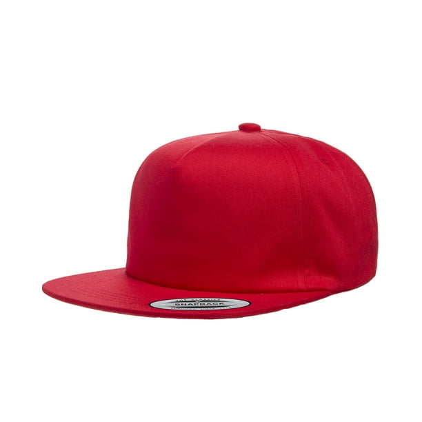 Yupoong - Yupoong Adult Unstructured 5-Panel Snapback Cap - Y6502 ...