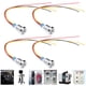 thumbnail image 4 of Led Indicator Mini Round Led 4 Sets PreWired Round LEDs Waterproof 2Color Indicator Light Common Anode 10mm 1224VRed And Yellow ANGGREK Otros, 4 of 8