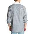 thumbnail image 2 of Nautica Blue Mens Oxford Map-Print Casual Shirt Gray L, 2 of 2