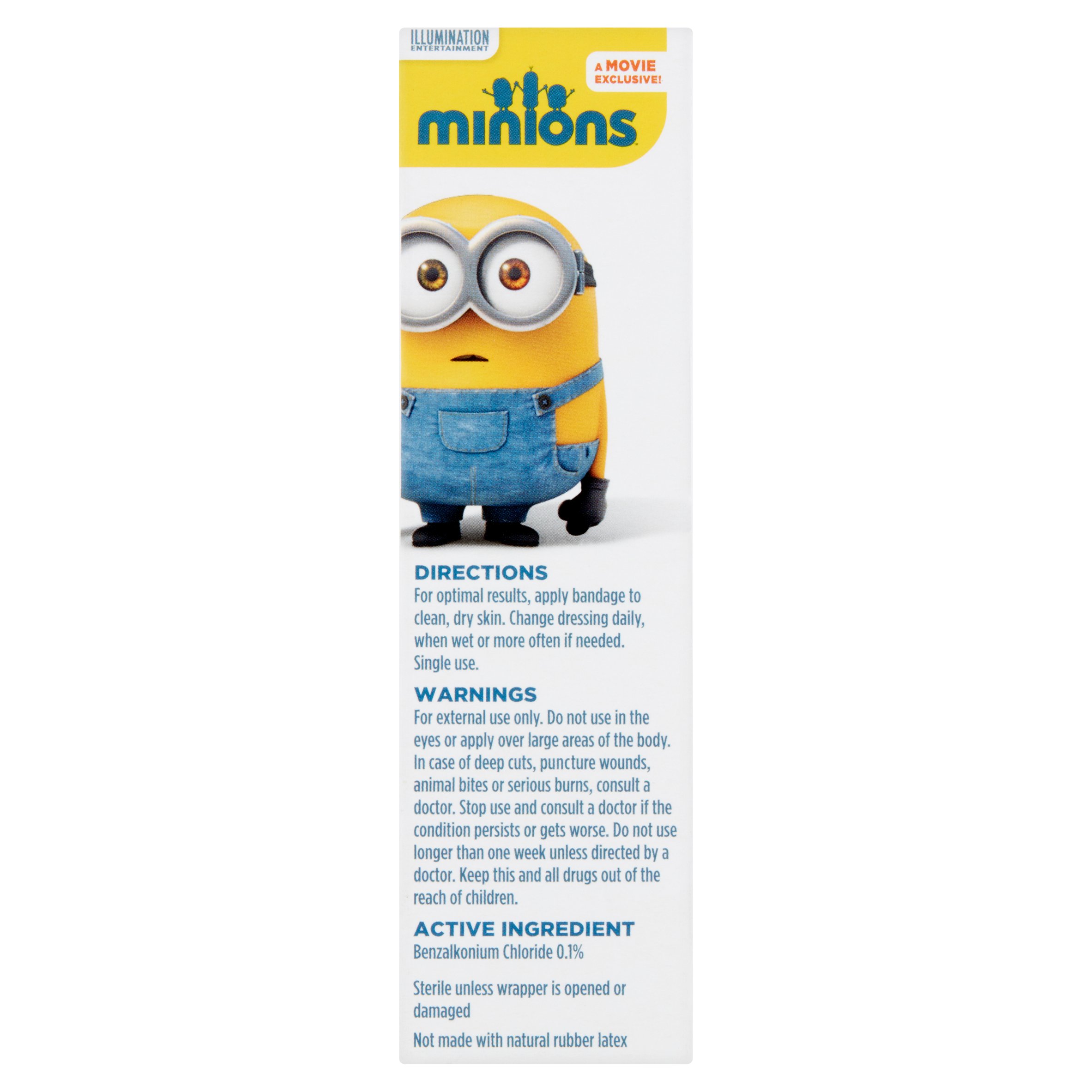 Minions Antibacterial Bandages Sterile Bandages, 20 count - image 4 of 4