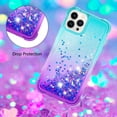 thumbnail image 4 of Funda para iPhone 14 PRO MAX Transparente con Brillos Carcasa Protectora Antigolpes con Glitter Brillante, 4 of 5