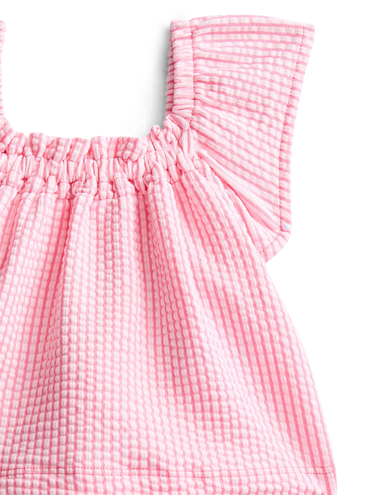 Wonder Nation Baby Girls Flutter Tank Top, Sizes 0-24 Months