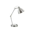 thumbnail image 4 of Monarch Specialties Lighting, 17"h, Table Lamp, Usb Port Included, Nickel Metal, Nickel Shade, Modern, 4 of 5