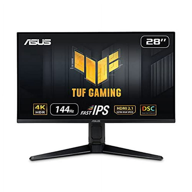 ASUS TUF Gaming 28 4K 144Hz DSC HDMI 2.1 Gaming Monitor (VG28UQL1A) - UHD  (3840 x 2160), Fast IPS, 1ms, Extreme Low Motion Blur Sync, G-SYNC