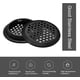 thumbnail image 3 of INCREWYA 50 rejillas de ventilación redondas de acero inoxidable de 53 mm para gabinete, cajón, estantería, cocina, negro, 3 of 5
