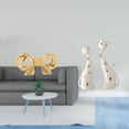 thumbnail image 2 of Asa de mueble,Tirador de latón con forma de lazo para muebles o armario,Figura de gato,Esculturas de gatos de pareja,figura decorativa de gato,Esculturas de parejas de gatos graciosos,estatuas, 2 of 8