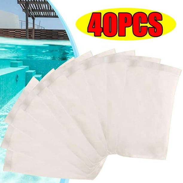 40 Packs of Effective Reusable Disposable Pool Socks for Storing Pumps