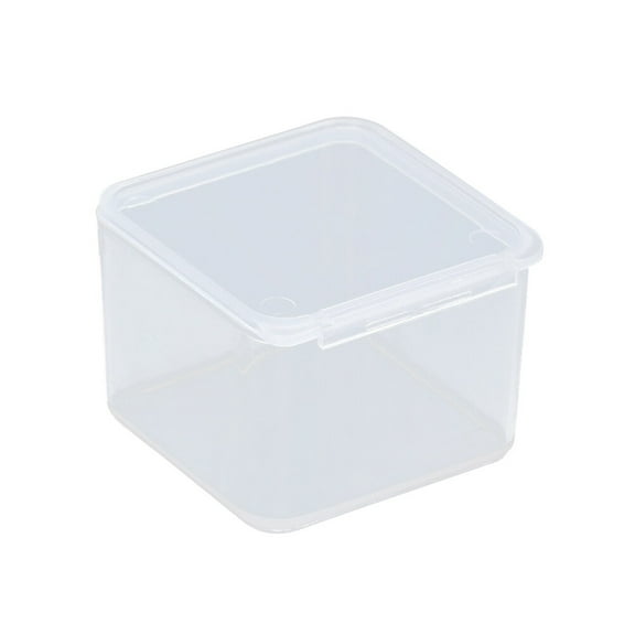 Masteelf 50Pcs Small Clear Plastic Containers Component Storage Box Mini Tool Boxes