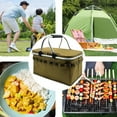 thumbnail image 4 of TACILIP Outdoor Multifunctional Folding Handheld Ice Pack Portable Cooler Picnic Bag Keep Warm and Cold Storage Bag, Men Gifts, 4 of 6