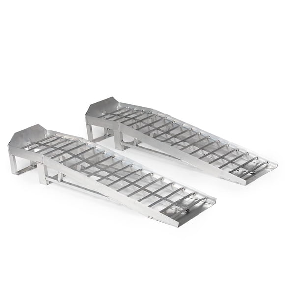 Titan Rampes Profil Bas en Aluminium Paire de Rampes pour Voiture Capacité de 3 000 LB pour Changement d'Huile